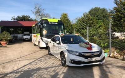 Xe đưa rước đám cưới 29 chỗ